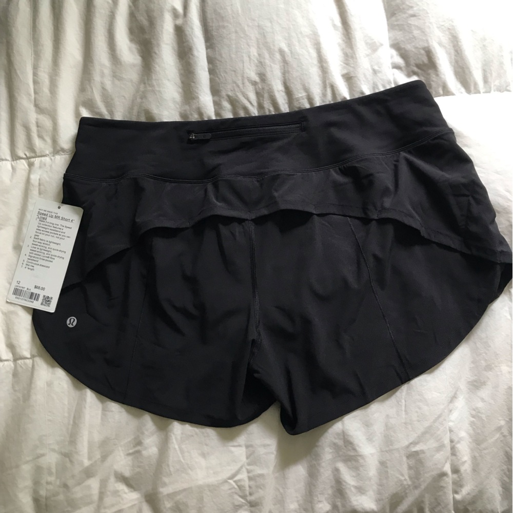 Lululemon black Athletic running shorts